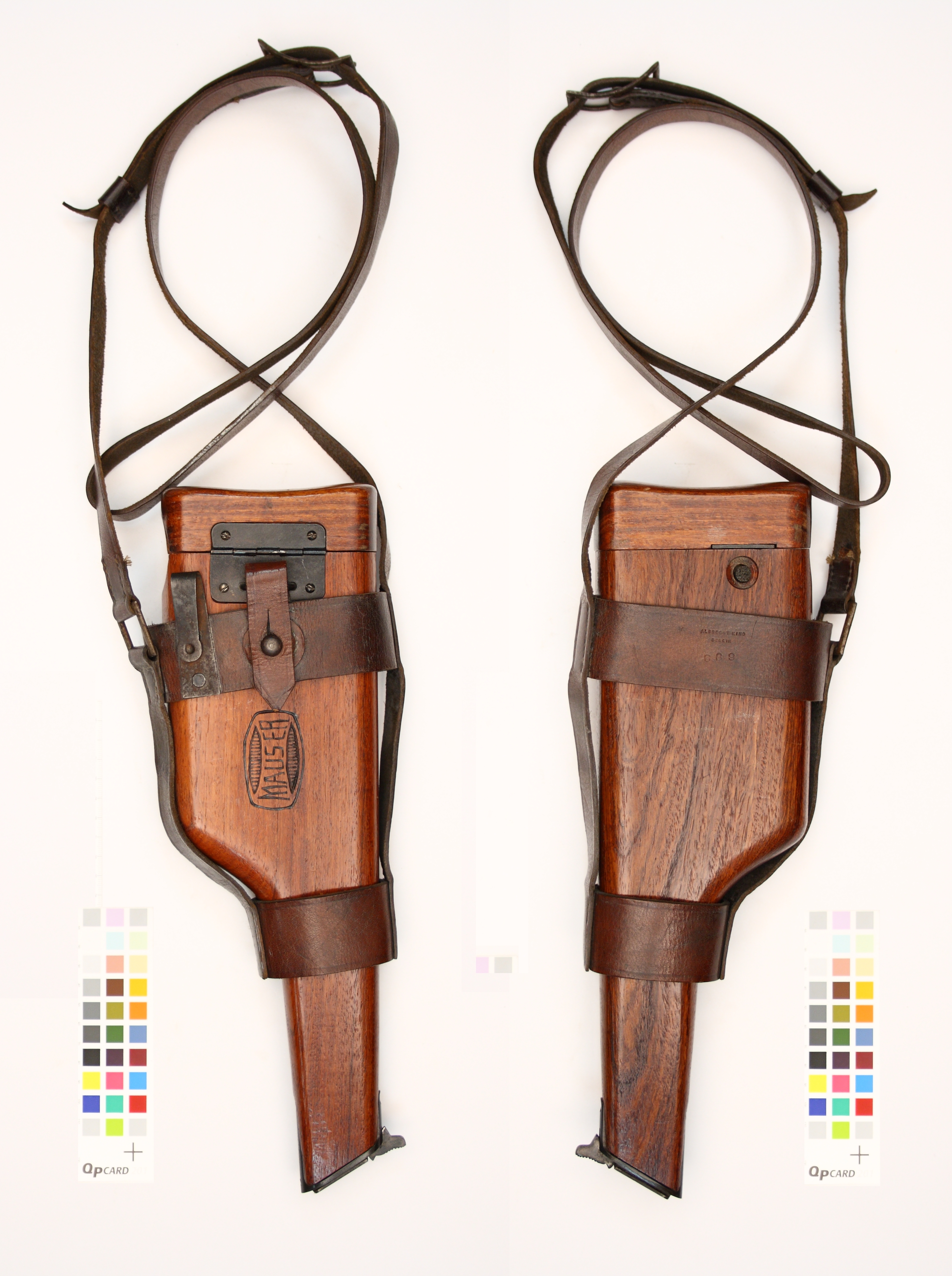 Wooden holster/stock for Mauser C1896 pistol