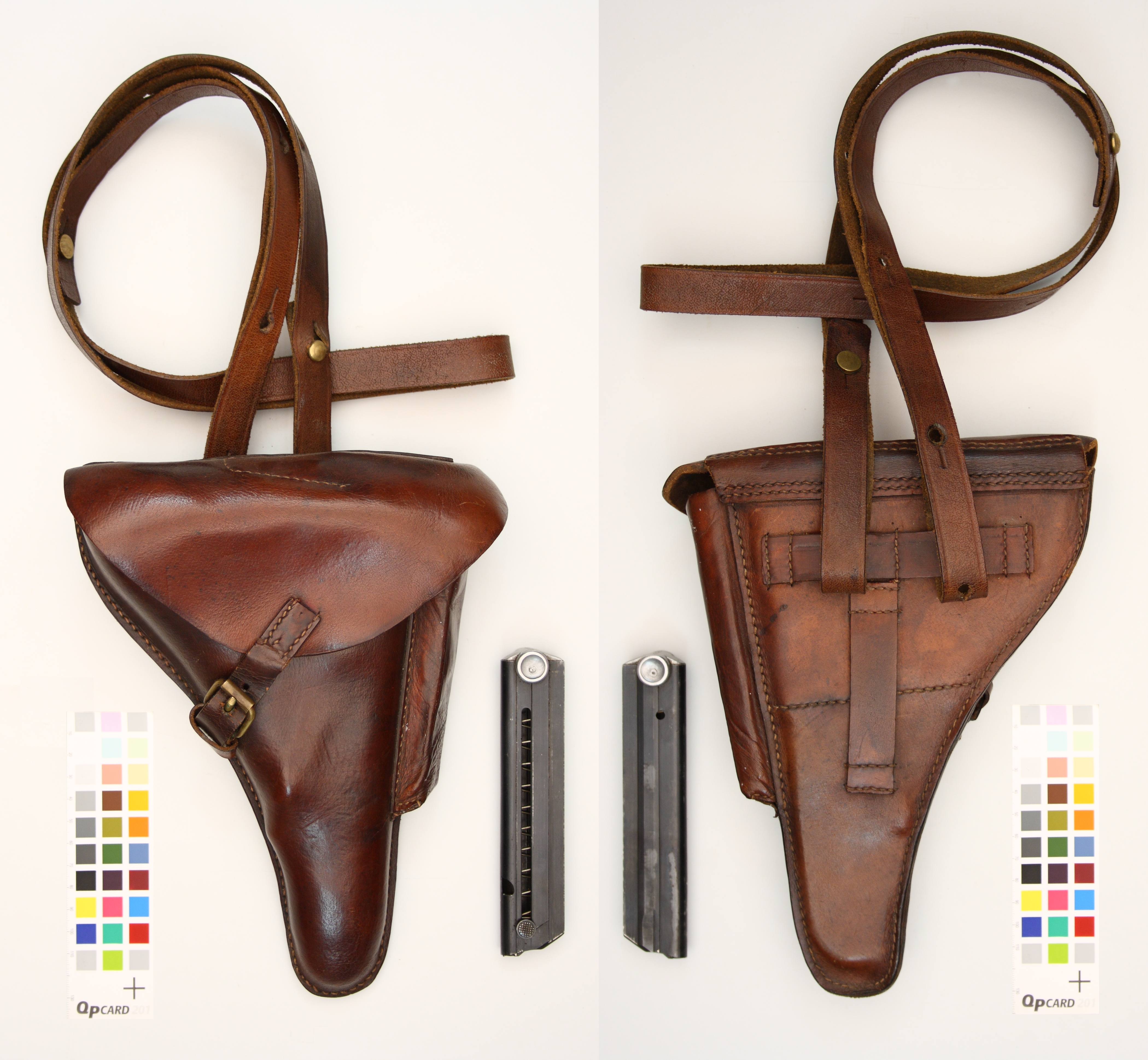 Holster for Luger 1908 Brown leather